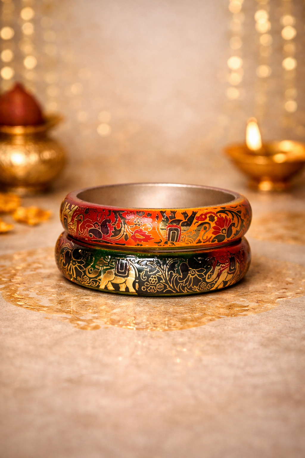 Rajsi Hastkala Lac Bangles