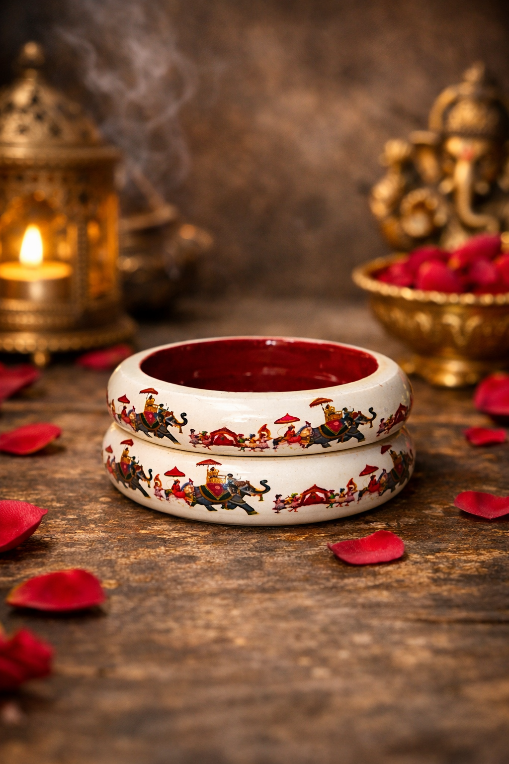 Royal White Elelphant Bangles