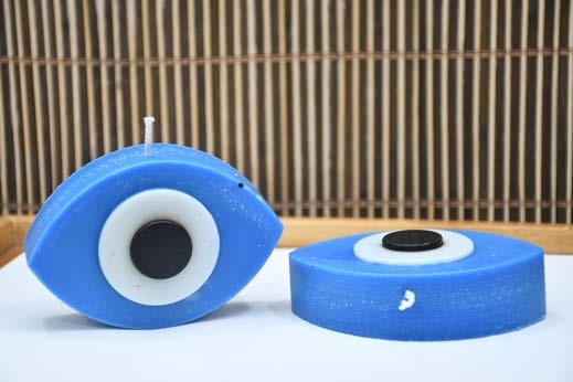 Evil Eye Candle — Handmade Candle by Swadeshi Karigari