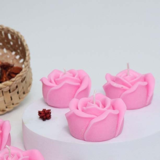 Bloom Rose — Handmade Candle by Swadeshi Karigari