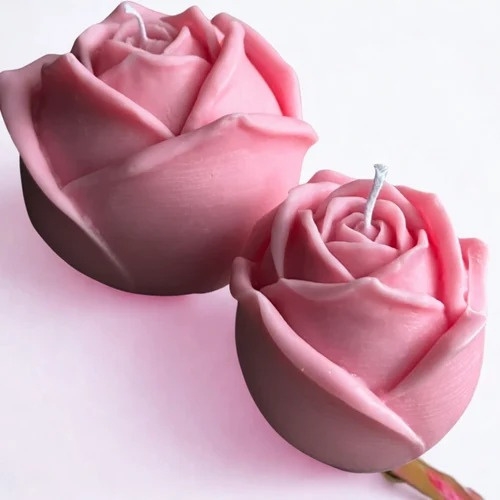Big Rose Candle — Handmade Candle by Swadeshi Karigari