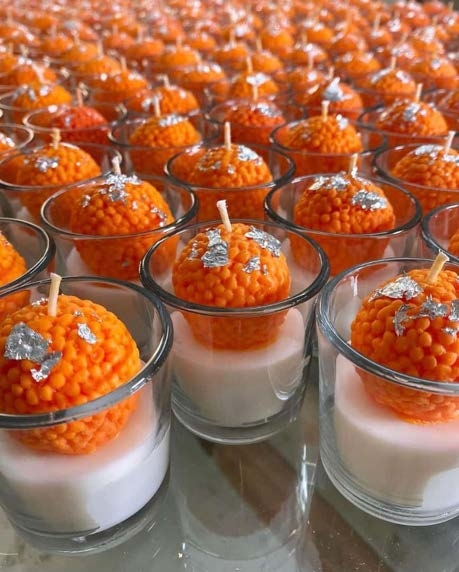 Laddu Shot Candle — Handmade Candle by Swadeshi Karigari