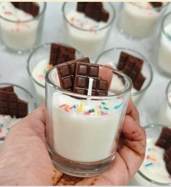 Chocolate Shot Candle — Handmade Candle by Swadeshi Karigari