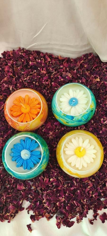 Rolly Polly Jar Candle — Handmade Candle by Swadeshi Karigari