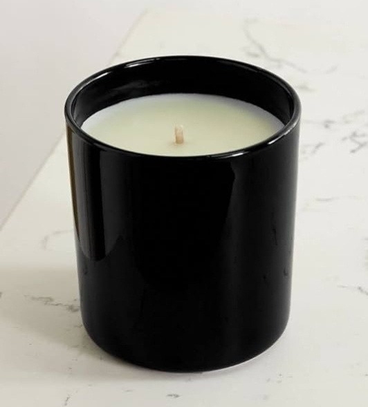 Black Glossy Jarcandle — Handmade Candle by Swadeshi Karigari